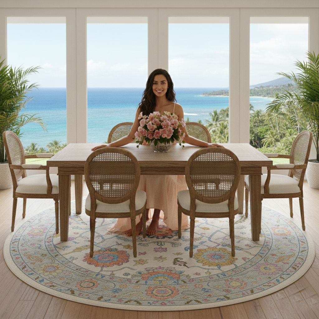 SOLENARA - Hand Knotted Oushak Carpet
